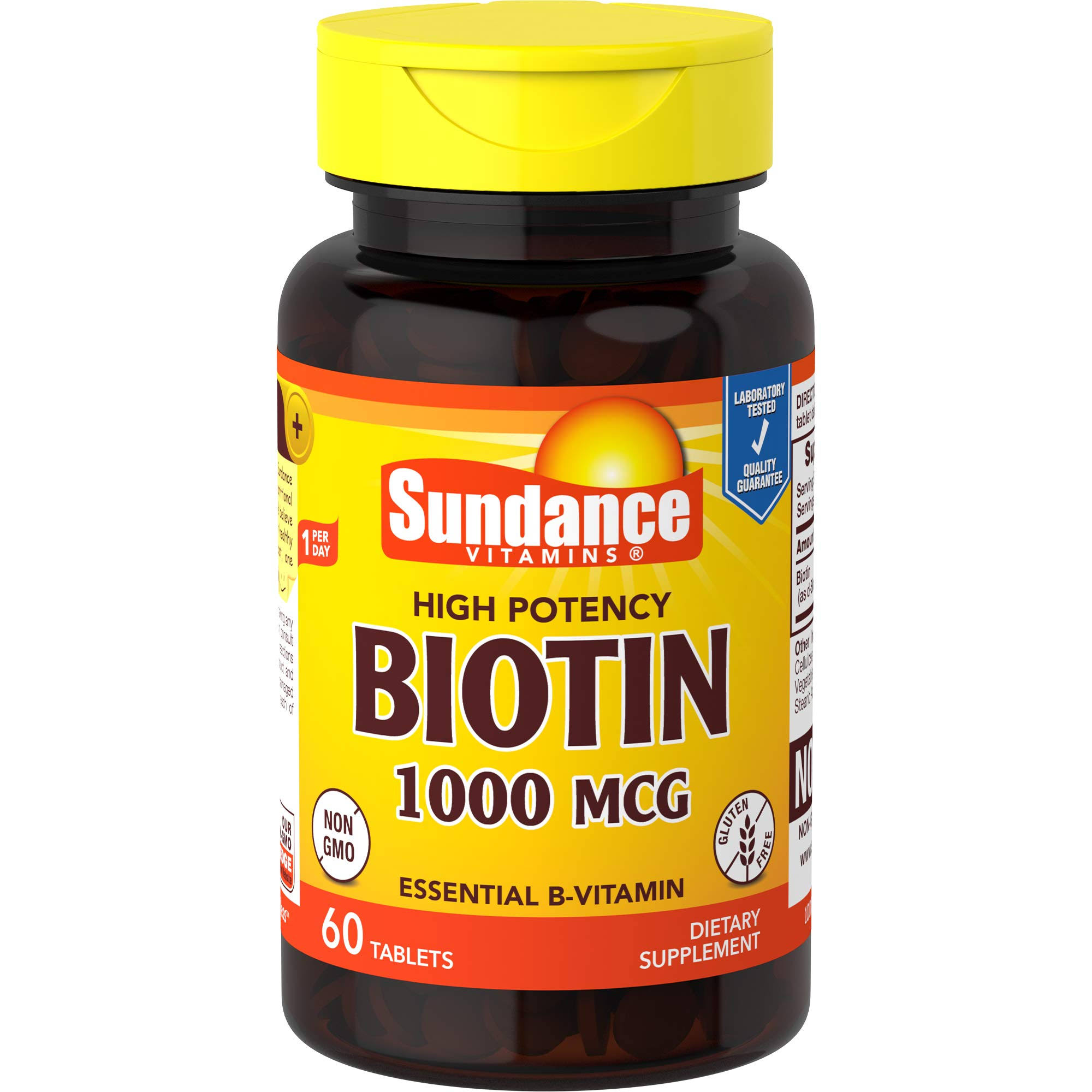 Sundance Biotin 1000 MCG Supplement - 60 Tablets