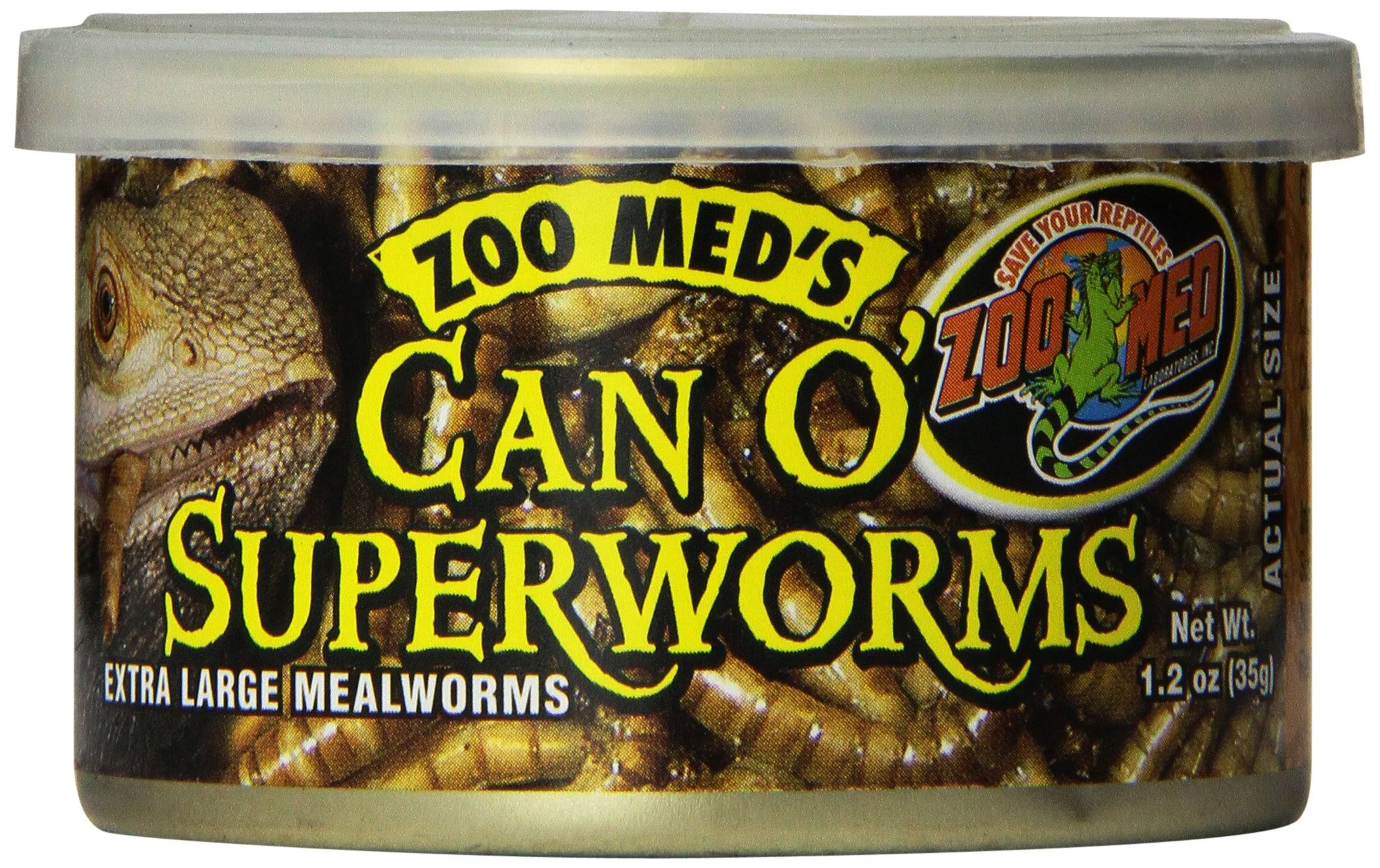 Zoo Med Can O’ SuperWorms - 1.2oz