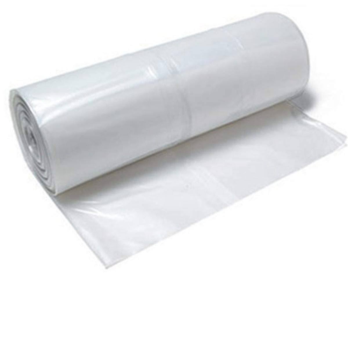 TRM 212C 12' x 200' 2 Mil All Weather Plastic Sheeting Clear Visqueen, 1-Roll