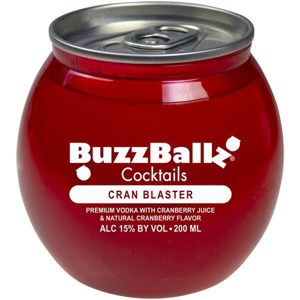 Buzzballz Cran Blaster Mixed Drink - 6.7 fl oz can