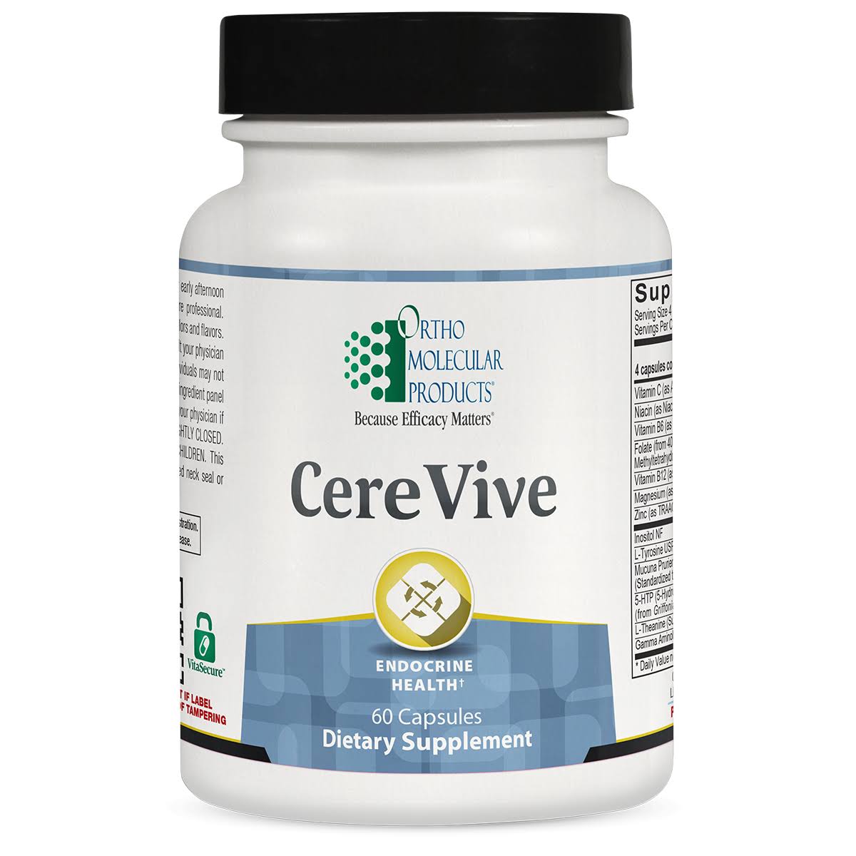 Ortho Molecular Products - CereVive, 60 Capsules