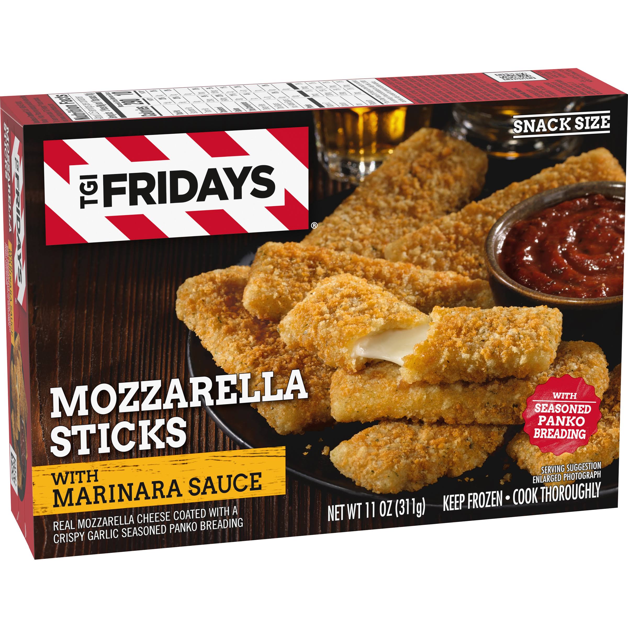 T.G.I Fridays Mozzarella Sticks - with Marinara Sauce, 11oz
