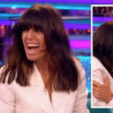 Claudia Winkleman screams 'I'm pregnant' after new Strictly pro demonstrates sensual Rumba