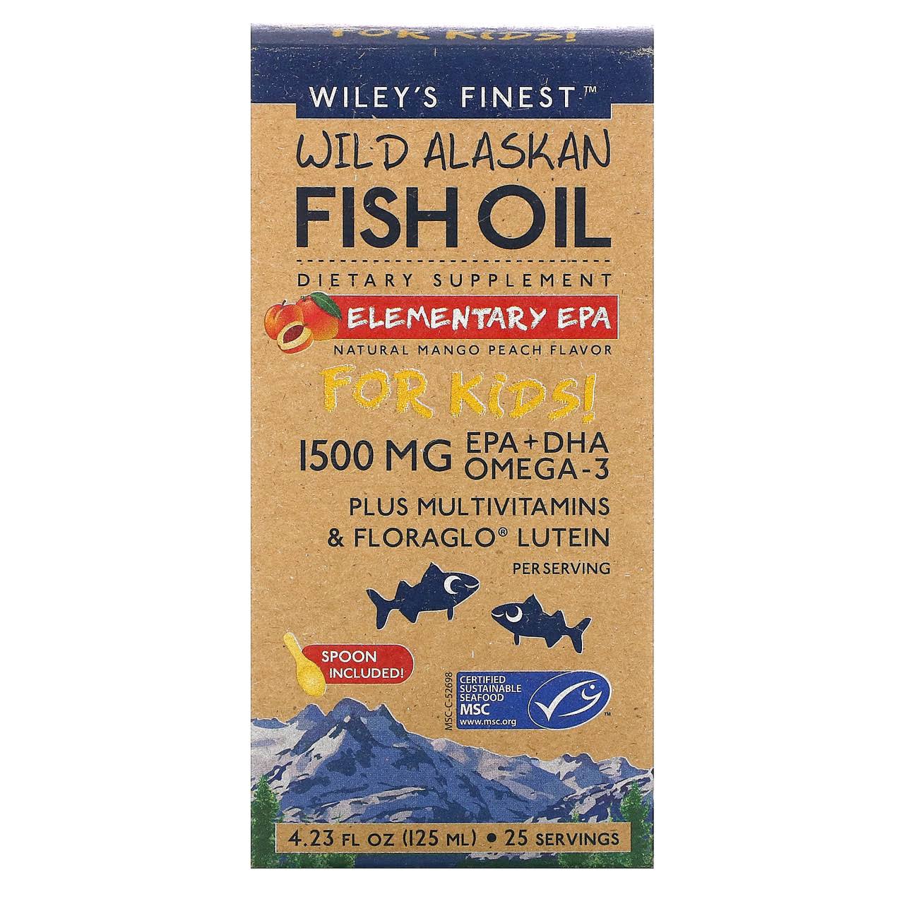 Wileys Finest Wild Alaskan Fish Oil - 125ml, 1500mg