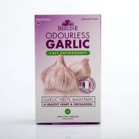 Beeline Odourless Garlic + ACE Antioxidants Supplement - One A Day Capsule, 30ct