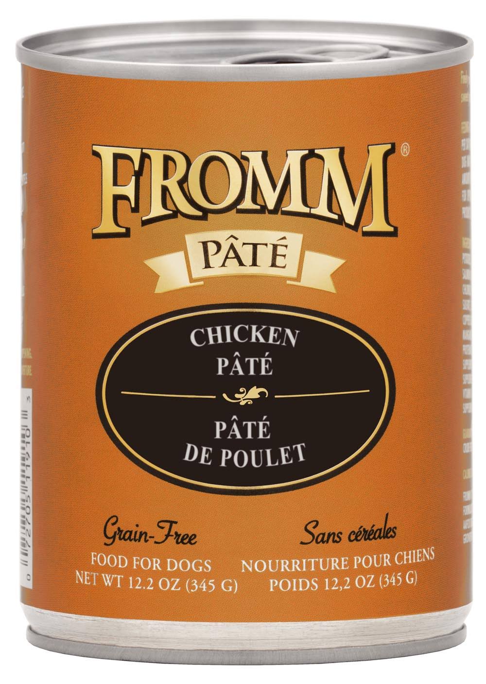Fromm Chicken Pate Canned Dog Food, 12.2-oz