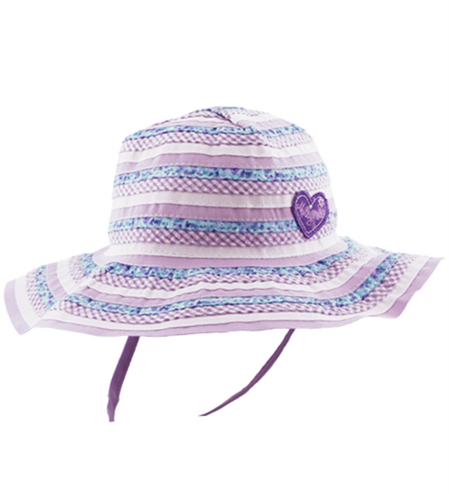 Millymook- Girls Sweetheart Hat- Lilac - 5 - 9 Years (55cm)