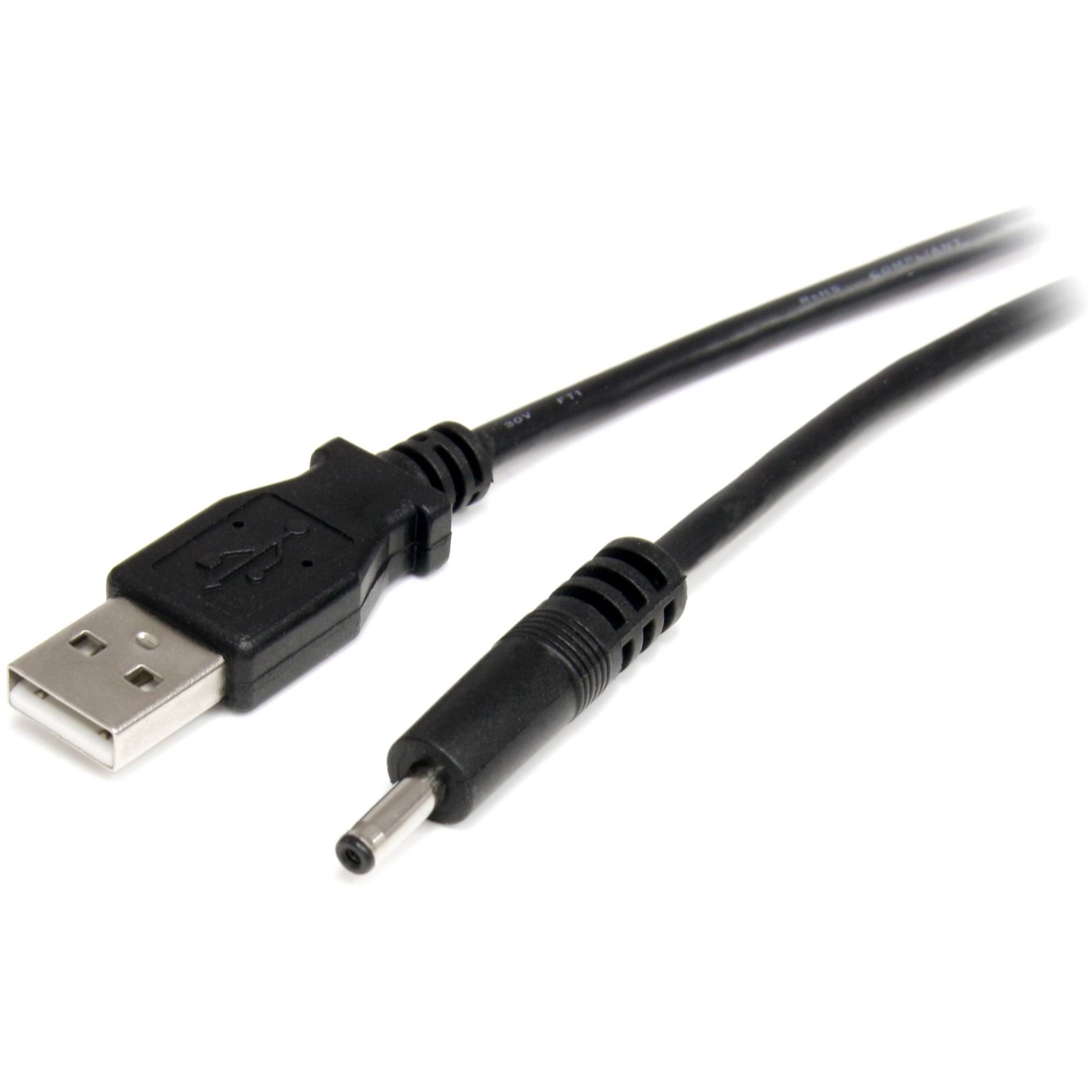 StarTech USB to Type H Barrel DC Power Cable - 5V, 2m