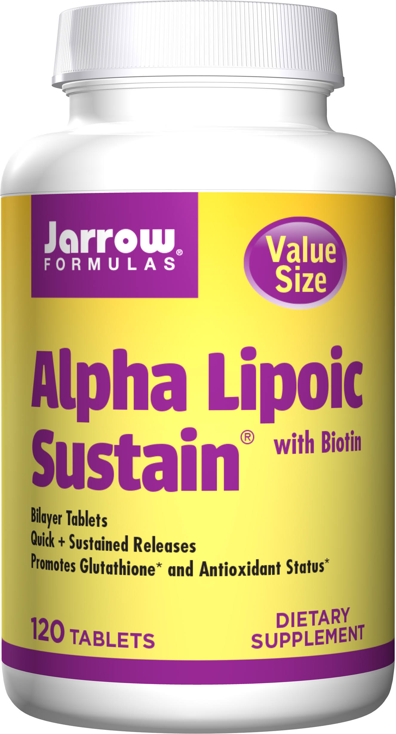 Jarrow Formulas Alpha Lipoic Sustain Supplement - 120 Count