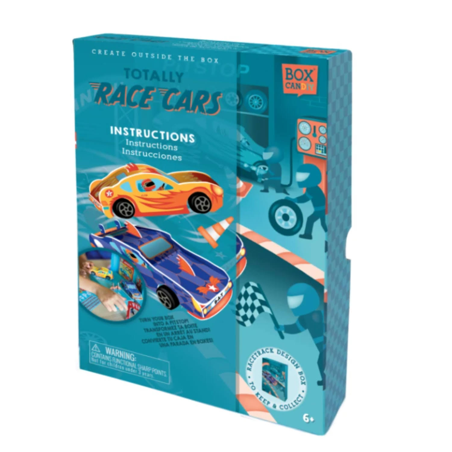 Box CanDIY - Totally Race Cars Build Your Own Pull-Back Cars