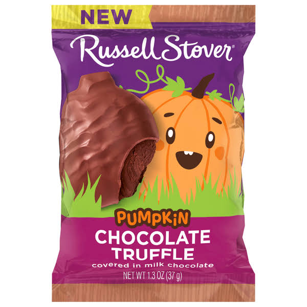 Russell Stover Pumpkin, Chocolate Truffle - 1.3 oz
