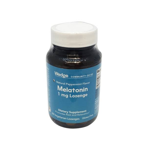 Melatonin 1 mg Lozenge Dietary Supplement, Peppermint