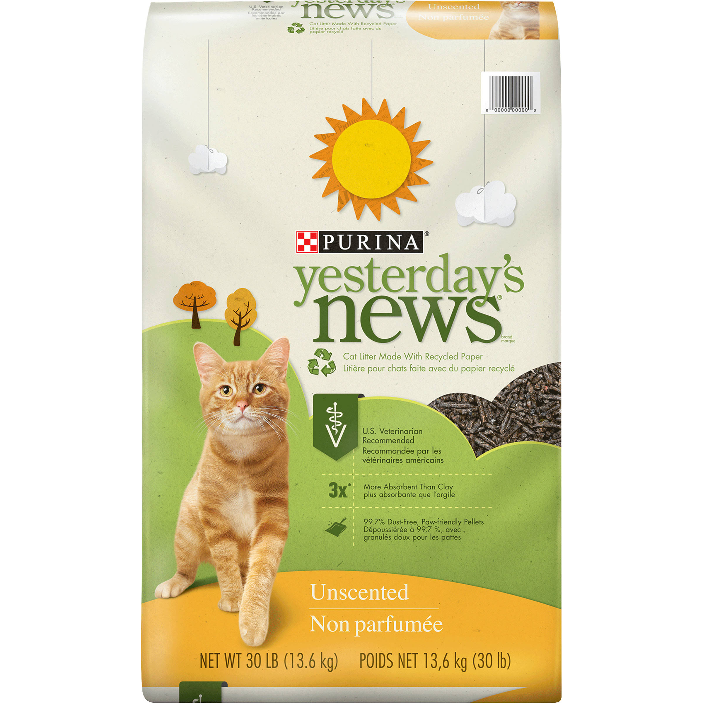 Purina Yesterday's News Cat Litter - Unscented