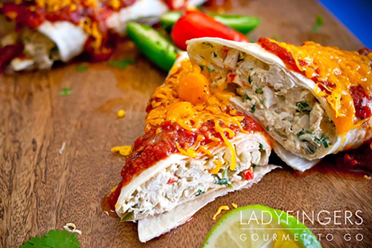 Ladyfingers Caterers Chicken Enchiladas, Small