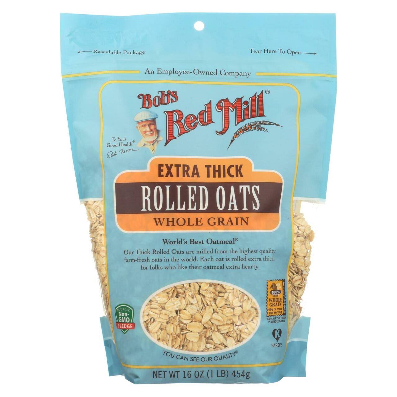 Bob's Red Mill - Rolled Oats - Extra Thick - Case of 4-16 oz.