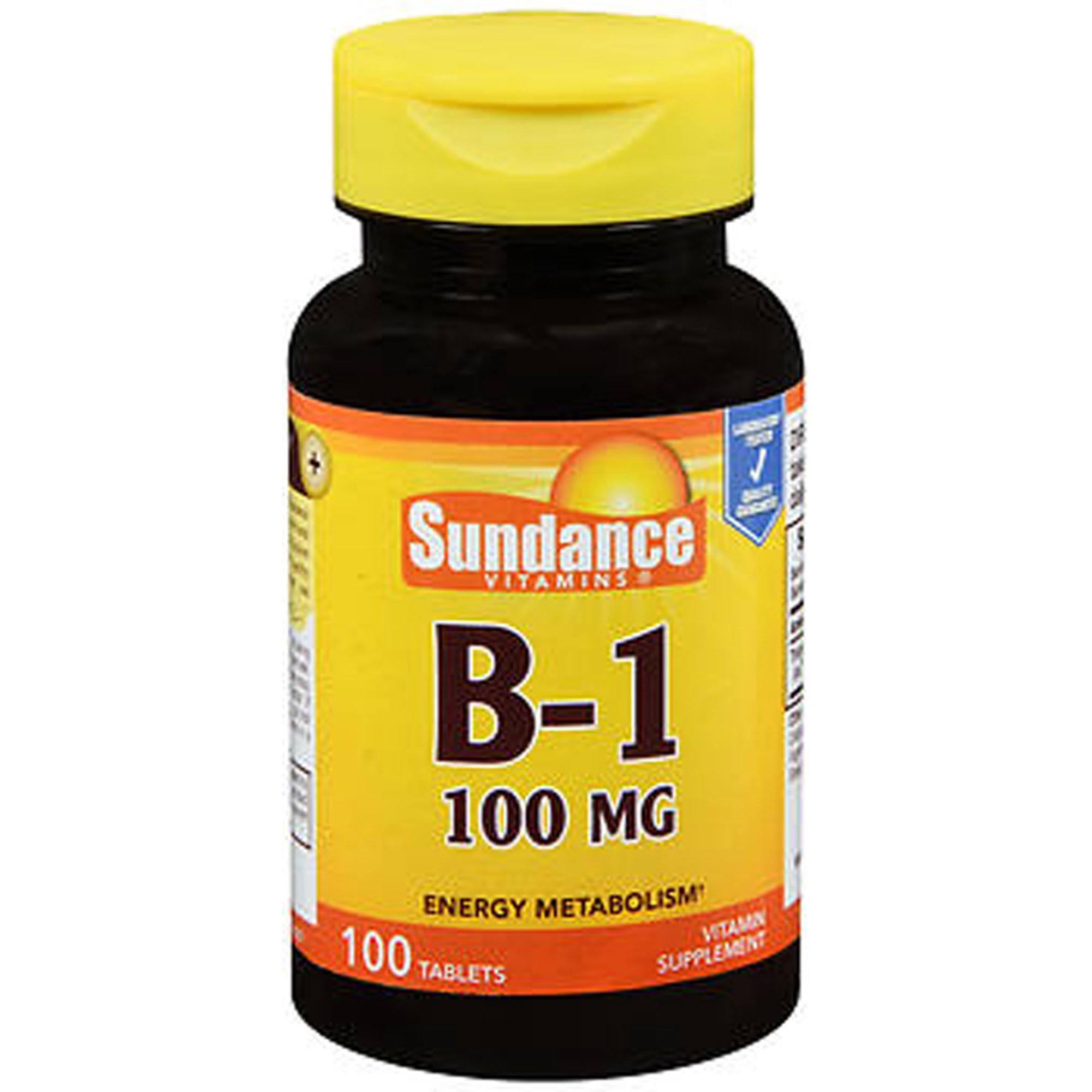 Sundance B1 Vitamin Supplement - 100 tablets
