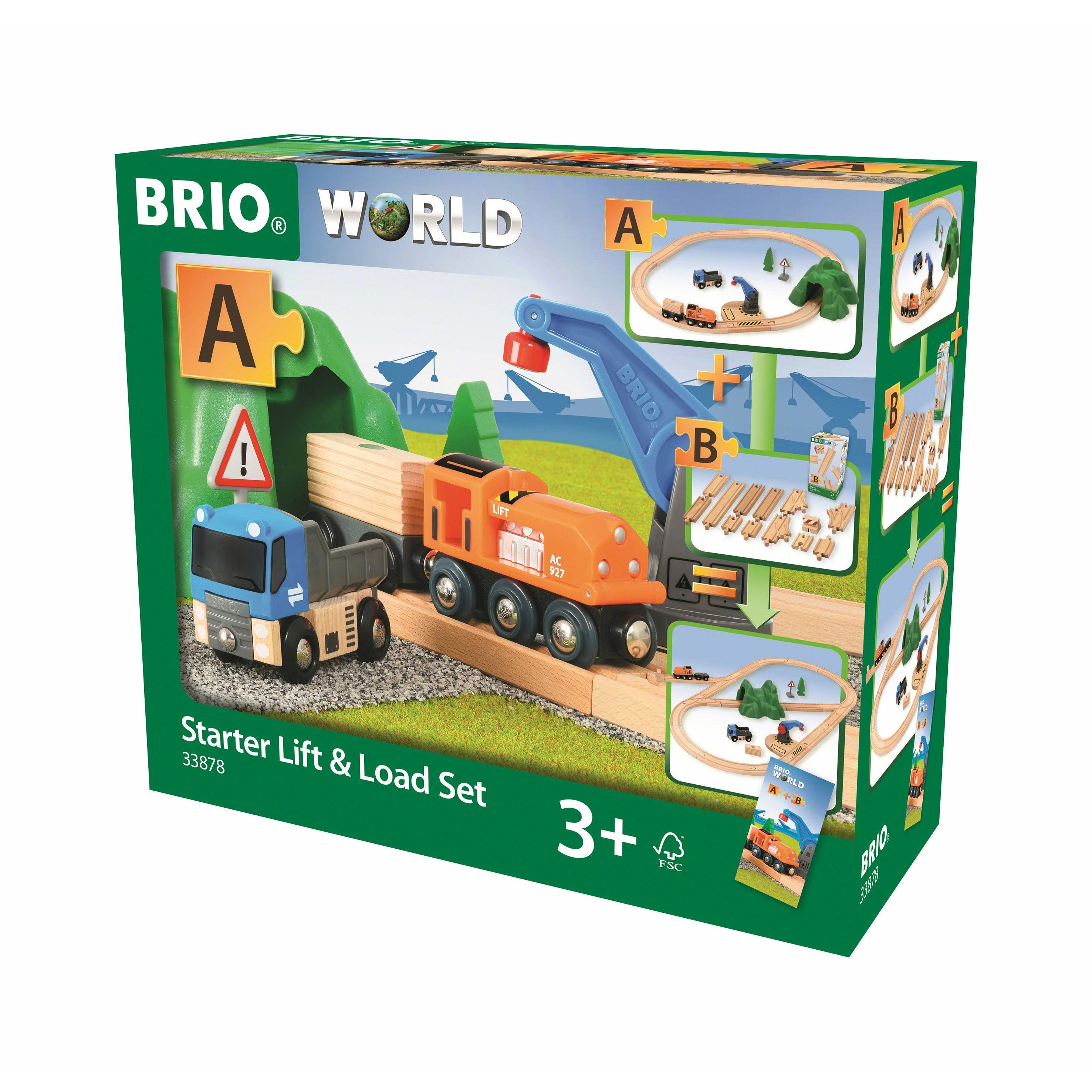 Brio Railway Starter Lift and Load Set Toys