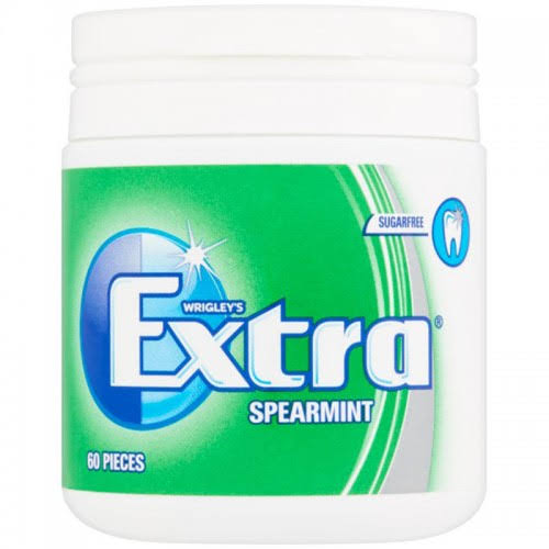 Wrigley's Extra Spearmint Sugar Free Chewing Gum - 60pcs