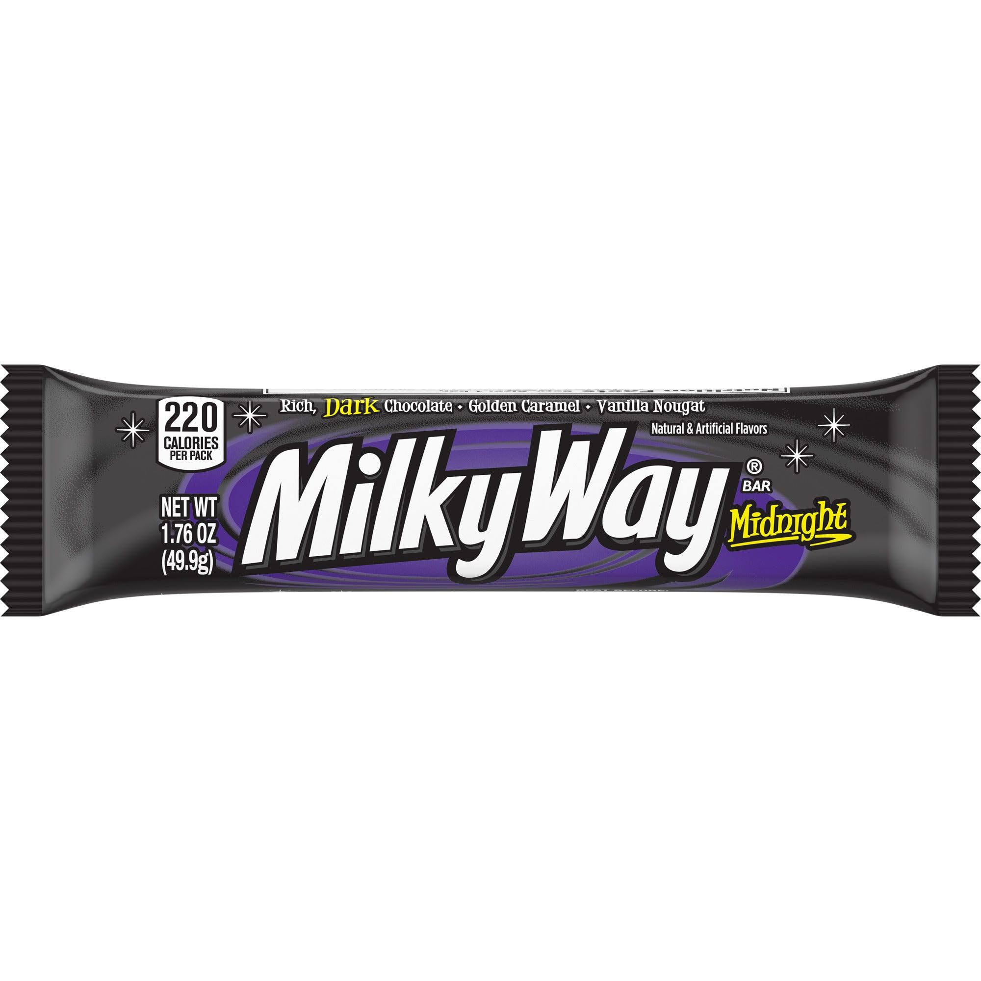 Milky Way Chocolate Bar - Midnight Dark, 49.9g