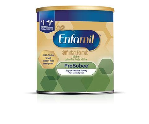 Enfamil ProSobee Lactose-Free Powder with Iron Soy Infant Formula - Through 12 Months, 12.9 oz