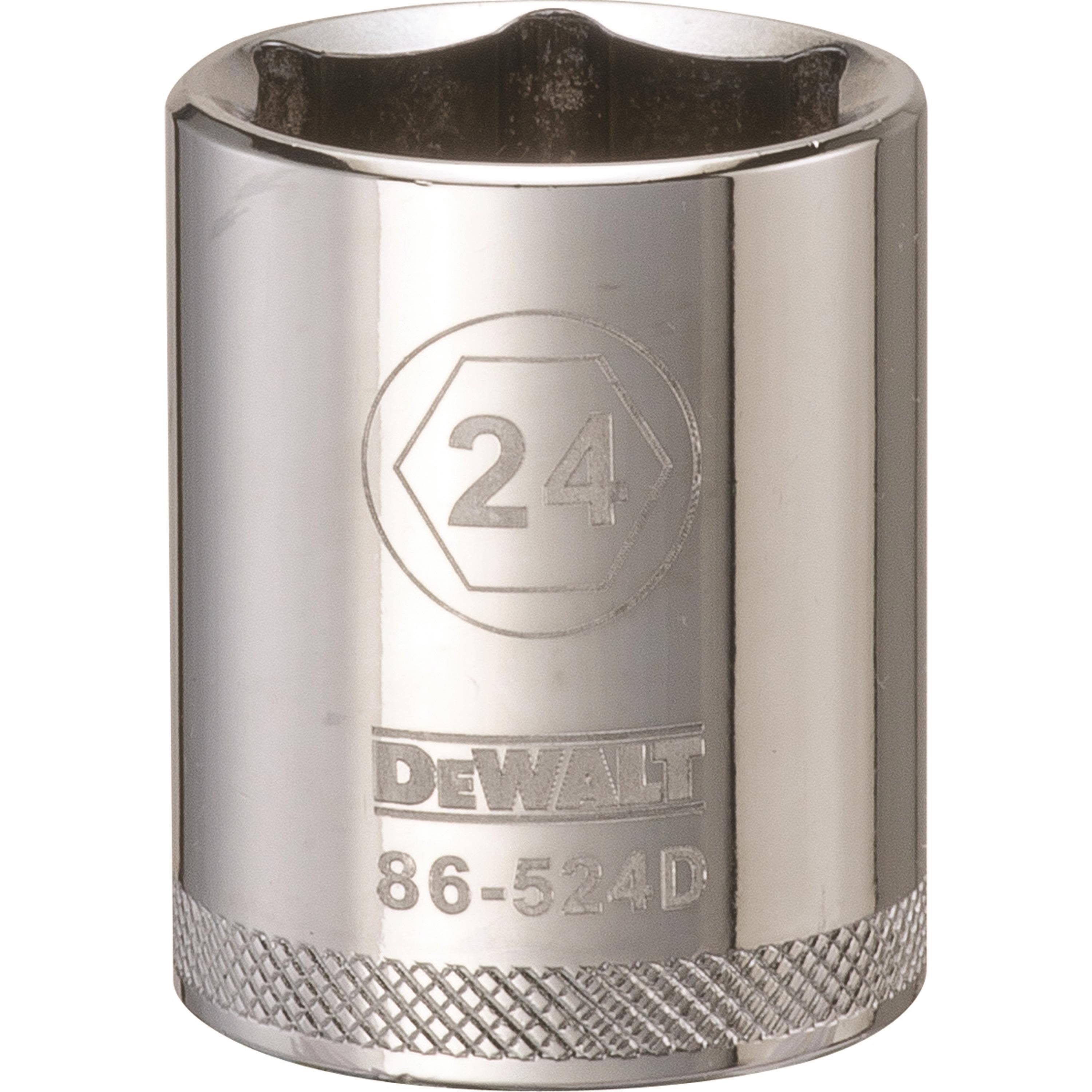 Stanley DWMT86524OSP Socket - 1/2" Drive, 6 Point, 24mm