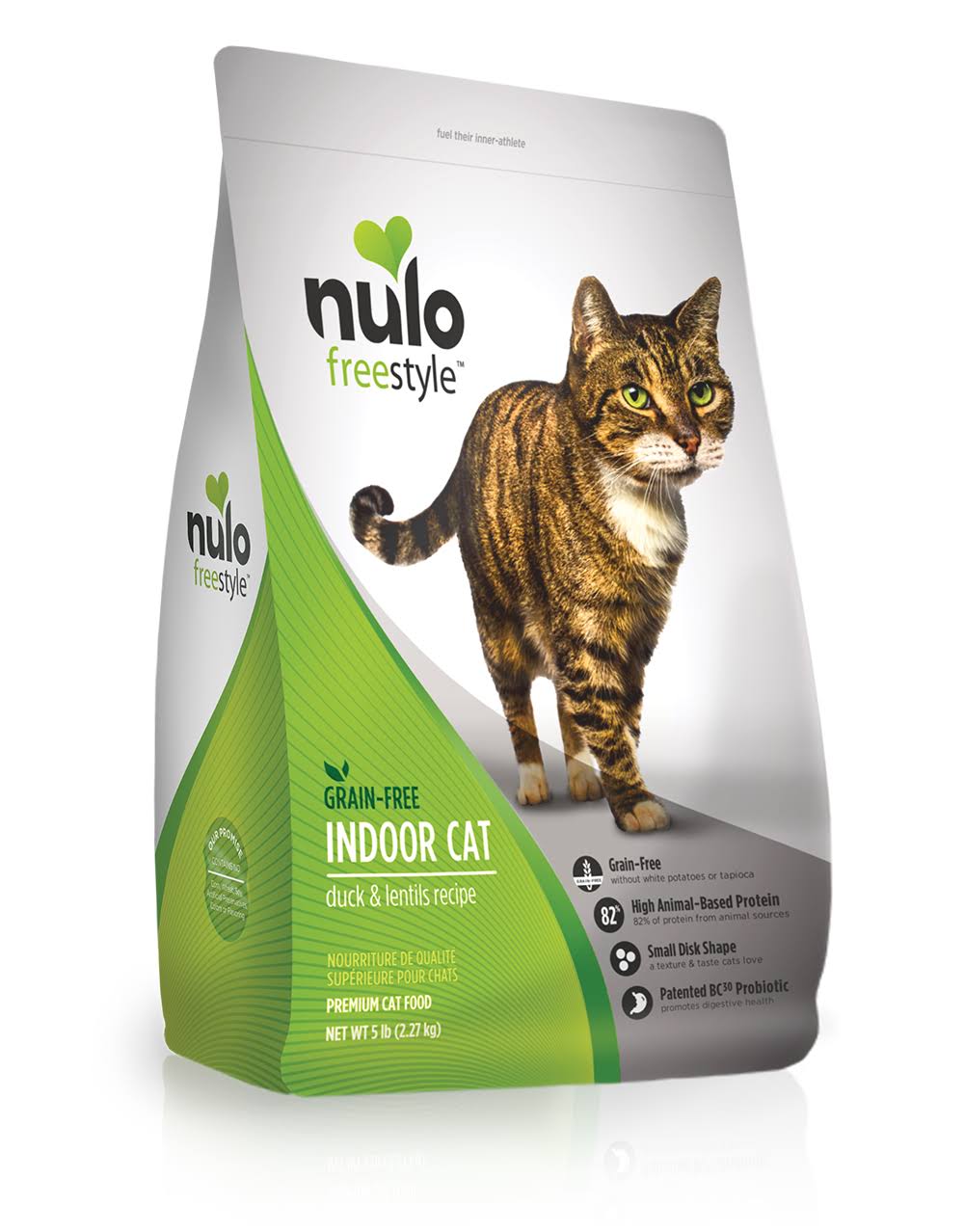Nulo Freestyle Indoor Cat Grain-Free Duck & Lentils Dry Cat Food 2lb