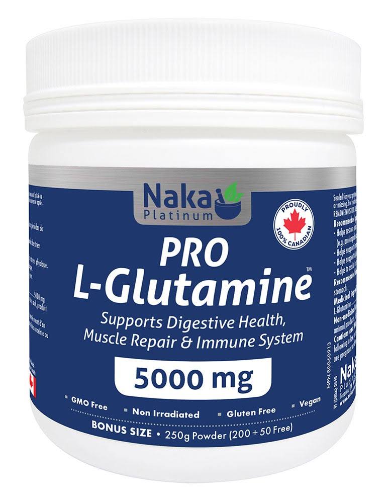 Pro L-Glutamine 5000mg - 200g + 50g Bonus