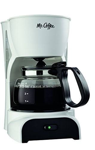 Mr. Coffee MR550935 Coffee Maker - White, 4 Cup
