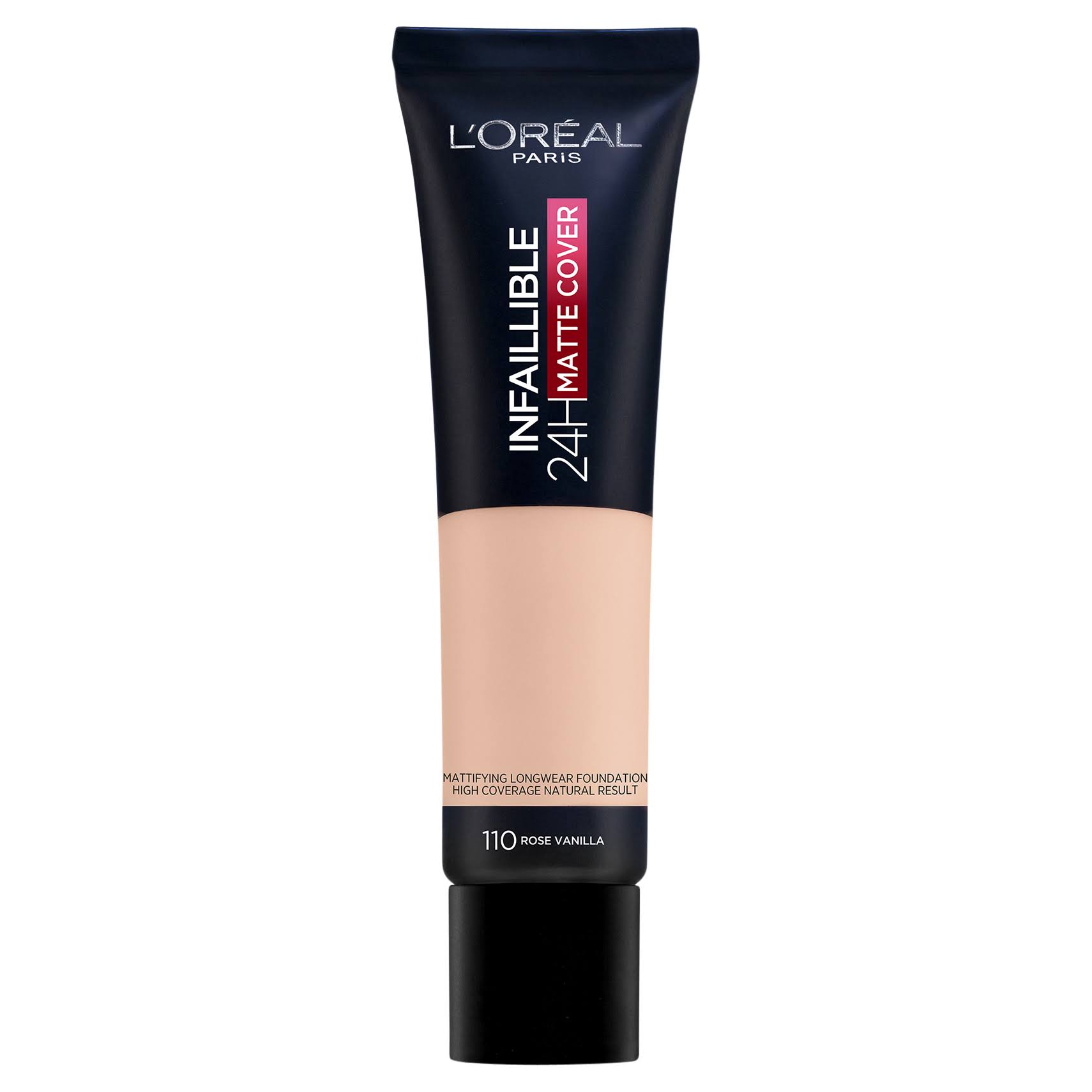 L'OREAL INFALLIBLE 24H MATTE COVER FOUNDATION 110 ROSE VANILLA