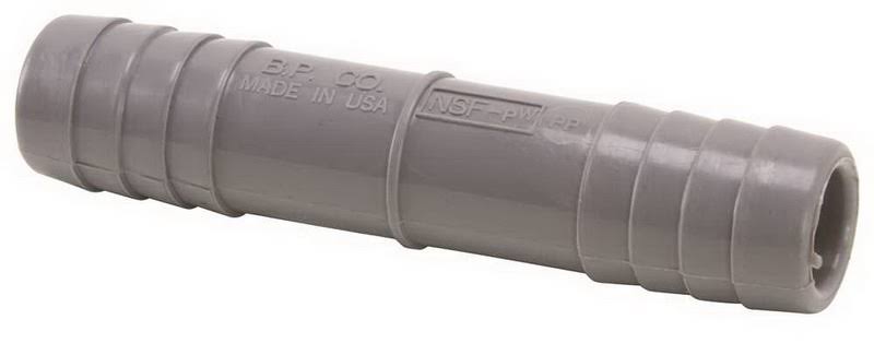 Genova Products 1/2-Inch Poly Insert Pipe Coupling