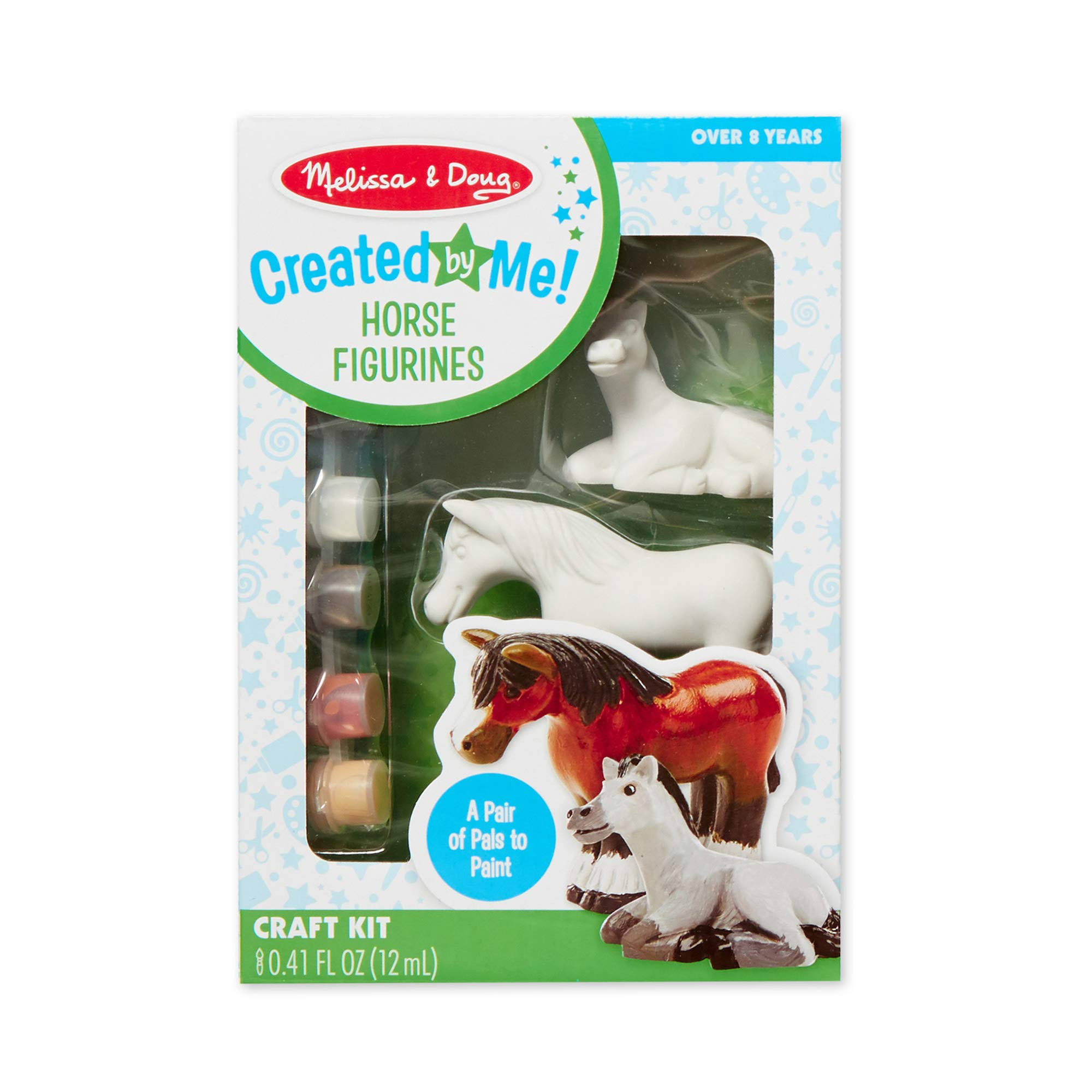 Melissa and Doug Decorate-Your-Own Horse Figurines Craft Kit