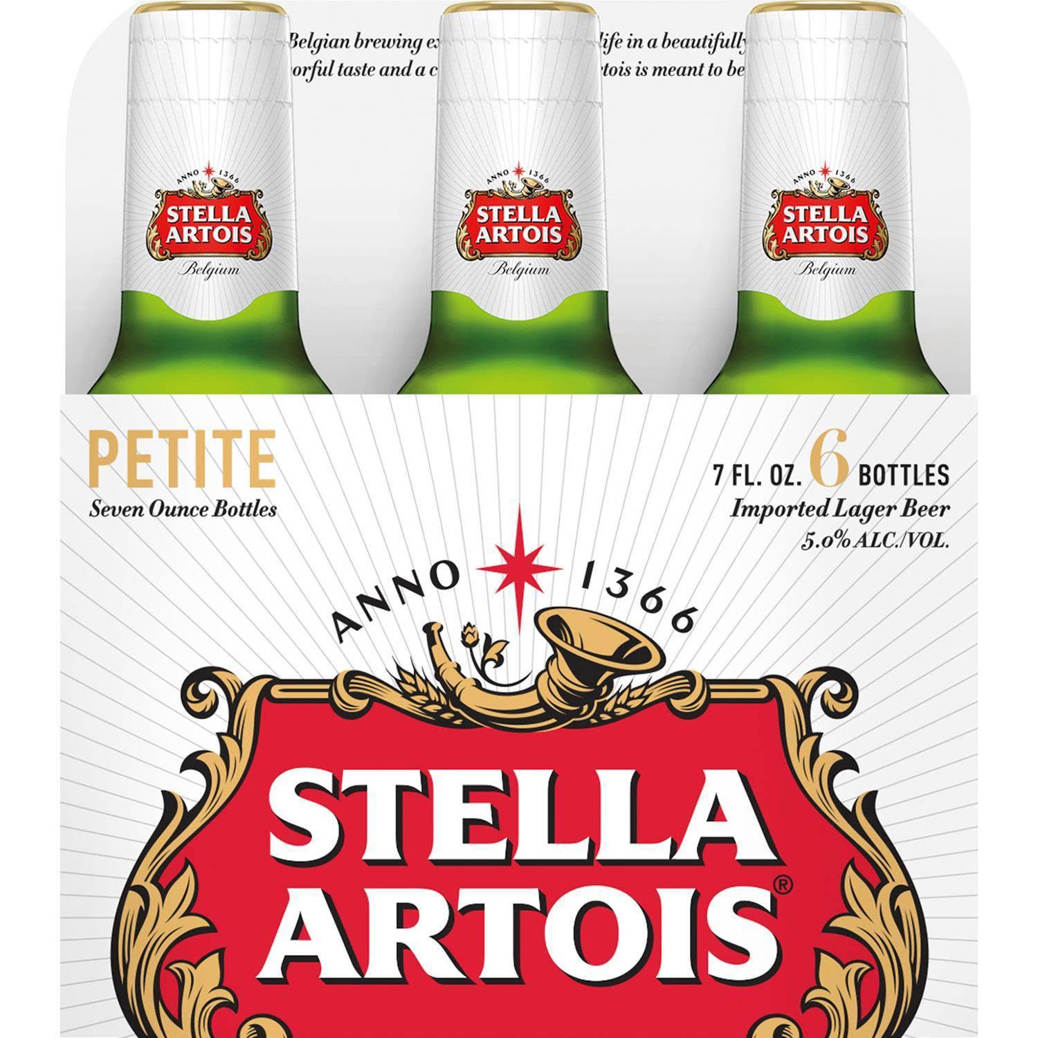 Stella Artois Petite 7oz Bottles 6pk
