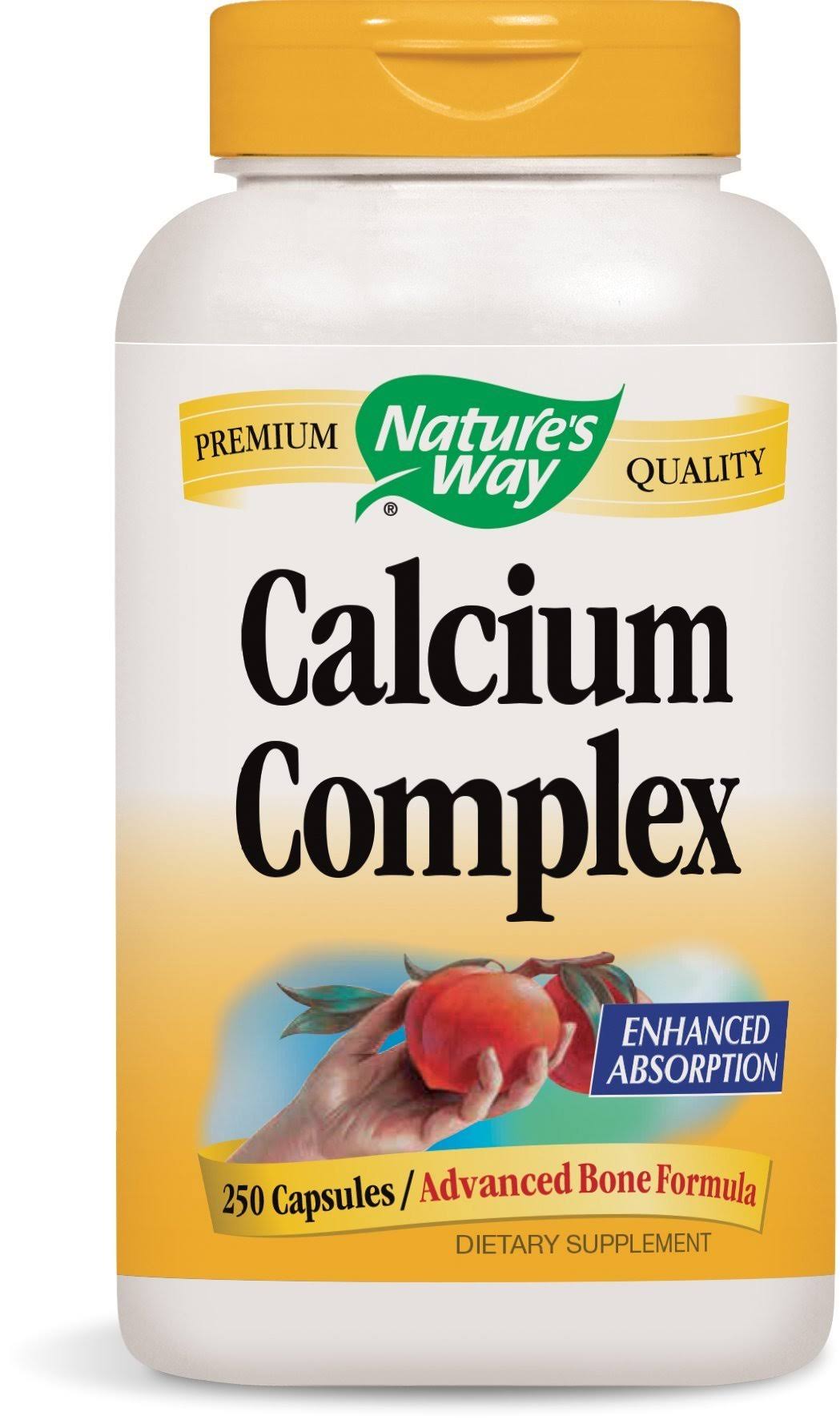 Nature's Way Calcium Complex Bone Formula Supplement - 250 Capsules