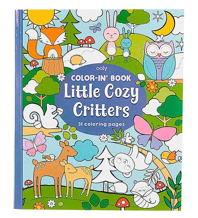 OOLY, Color-in' Book: Little Cozy Critters