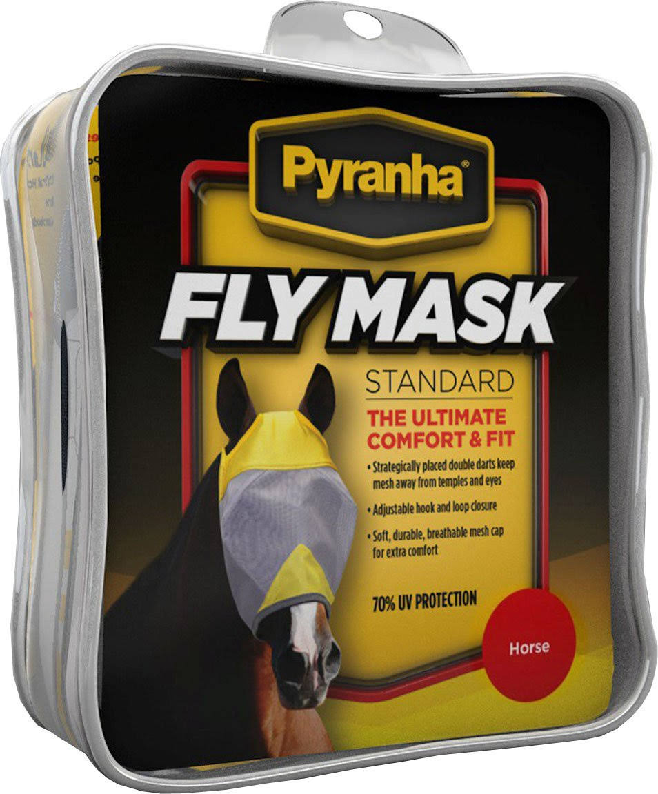 Pyranha Fly Horse Mask - No Ears, Large, 1 Pack