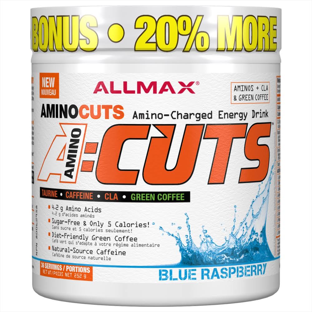 All Max Nutrition Amino Cuts 36 Serves : Blue Raspberry