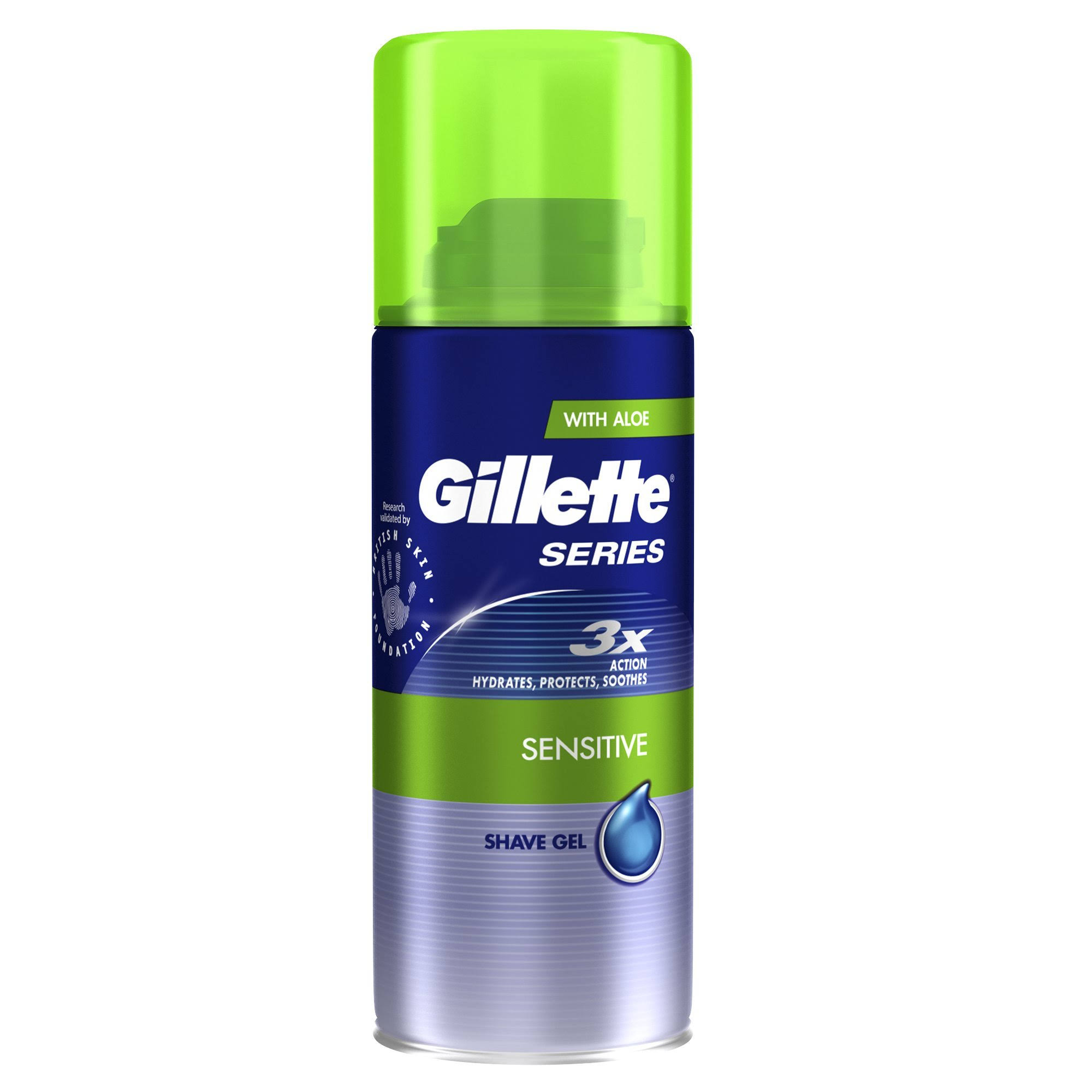 Gillette Series Men's Shaving Gel - Sensitive, 75ml