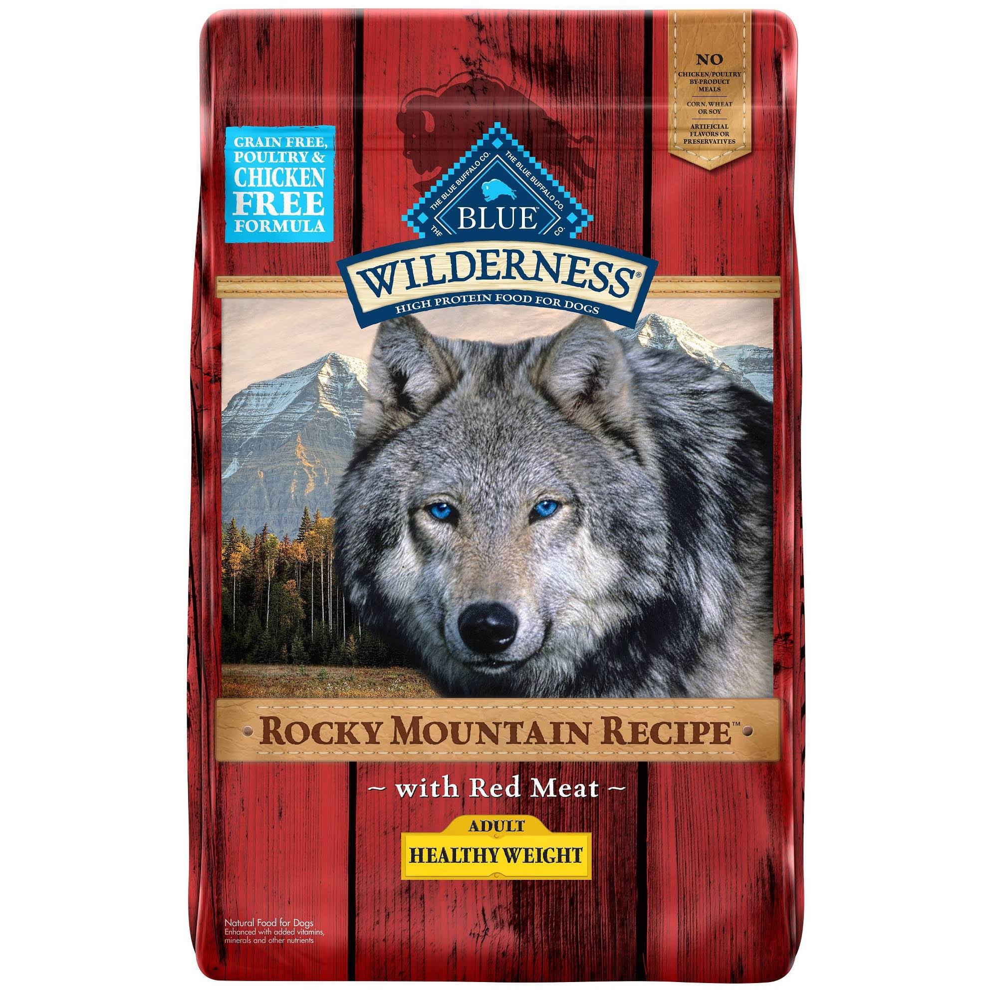 Blue Buffalo Wilderness Adult Dog Food - Rocky Mountain Recipe