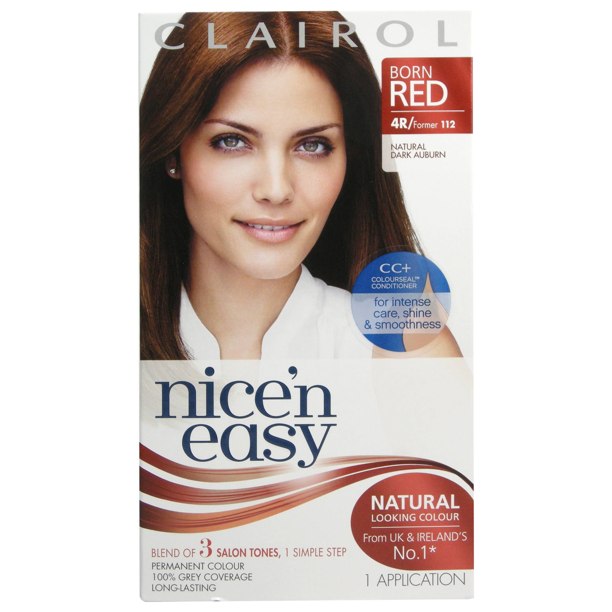 Clairol Nice & Easy Permanent Hair Dye - 4R Natural Dark Auburn
