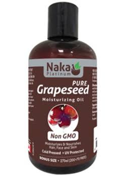 100% Pure Grapeseed Moisturizing Oil - 200ml + 70ml Free