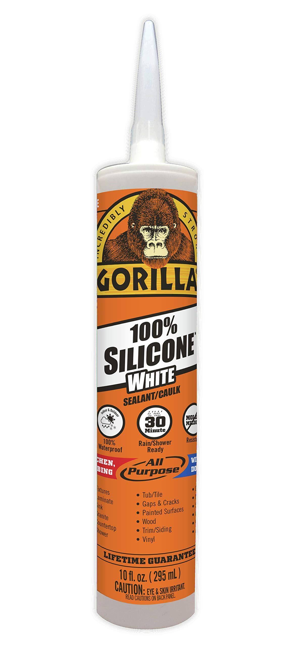 Gorilla All-Purpose Silicone Sealant - White