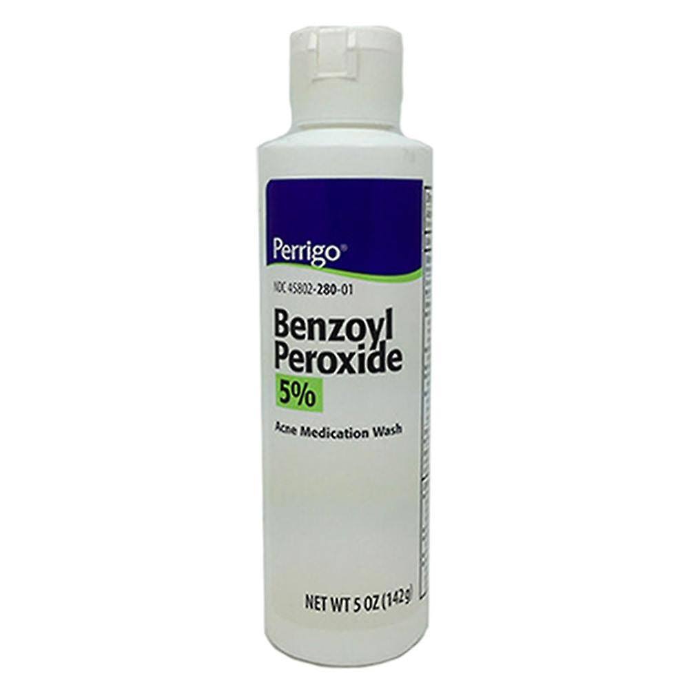 Perrigo Benzoyl Peroxide 5 Percent Acne Medication Wash - 5oz
