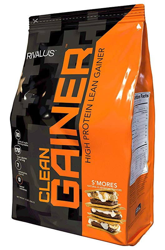 Rivalus Clean Gainer, S'mores, 10 Pound