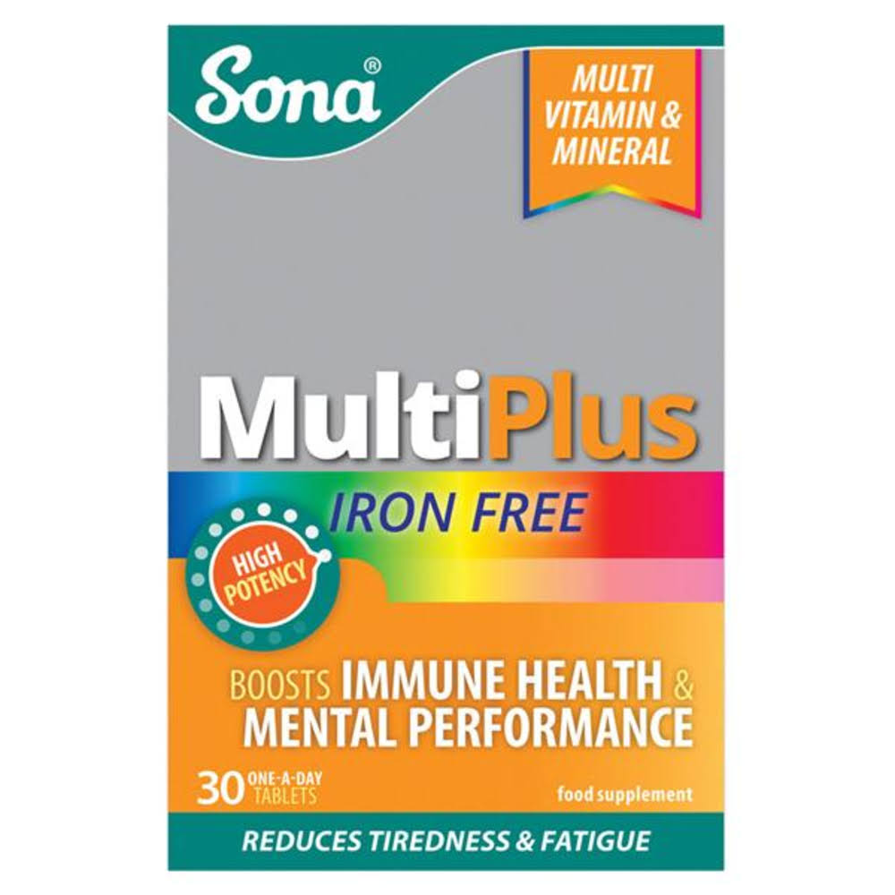 Sona Multi Plus Iron Free - 30 Tablets