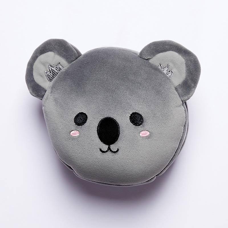 Relaxeazzz Plush Cutiemals Koala Round Travel Pillow & Eye Mask