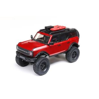 Axial Bronco 4x4 Scx24 Brushed Rtr Remote Control Car Remote Control Red