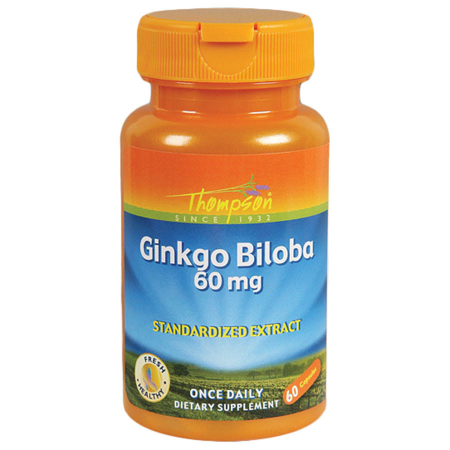 Thompson Nutritional Products Ginkgo Biloba Supplement - 60 Tablets
