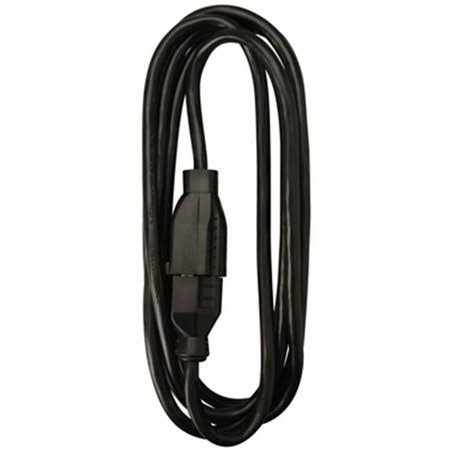 Master Electrician 02211ME Round Vinyl Extension Cord - Black, 10'