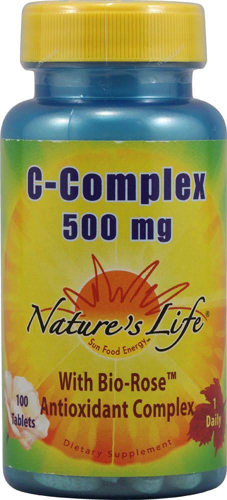 Nature's Life C-Complex Dietary Supplement - 500mg, 100ct