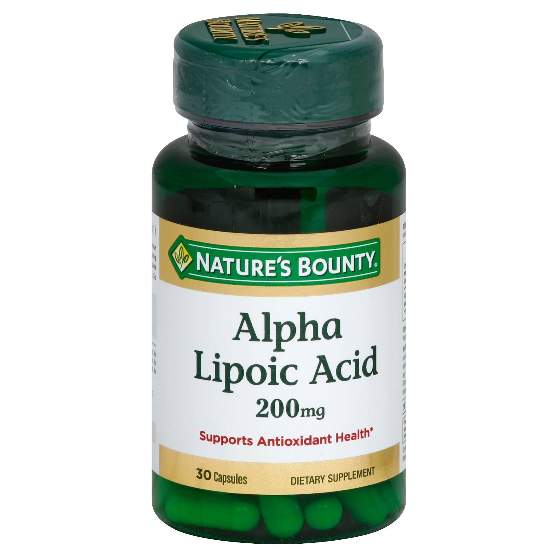 Nature's Bounty Super Alpha Lipoic Acid Supplement - 30 Capsules